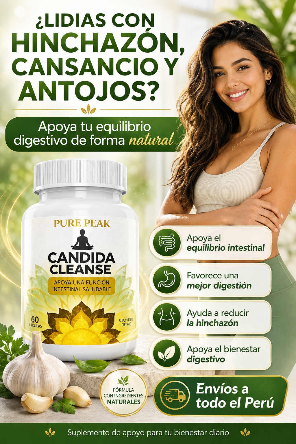 CÁNDIDA CLEANSE - Controla el exceso de la cándida